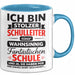 Schuldirektor Schulleiter Tasse Geschenk Lustige Geschenkidee Spruch Ich Bin Stolzer Schulleiter Einer Wahsinnig Fantastischen Schule Blau Trendation