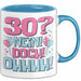 30er Geburtstag Geschenk Männer Frauen 30 Nein Doch Ohhhh Lustiger Spruch Geschenkidee Kaffee-Becher Blau Trendation