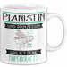 Pianistin Und Prinzessin Tasse Geschenk Für Eine Pianistin Geburtstag Was Ist Deine Superkraft Weiß Trendation