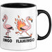 Flamingo In Flammen Tasse Geschenk Lustige Geschenkidee Spruch Schwarz Trendation