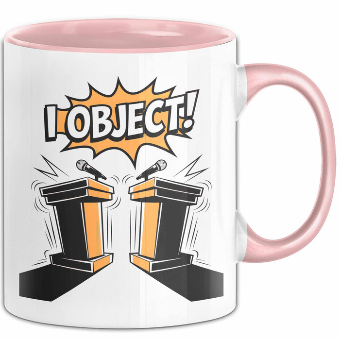 Debattierer Tasse Geschenk Lustige Geschenkidee Spruch Für Argument Profis Rosa Trendation