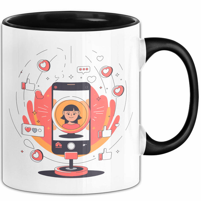 Influencer Tasse Geschenk Lustige Geschenkidee Spruch Für Trend Setter Trendation