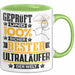 Ultraläufer Geschenk Lustiger Spruch für Ultraläufer Geschenkidee Bester Ultraläufer Der Welt Grün Trendation
