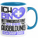 Rettungsassistent Ausbildung Tasse Geschenk Ich Bin Rettungsassistent In Der Ausbildung Ich Darf Das Geschenkidee Spruch Blau Trendation