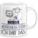 Geschenk für Wildtieraufzüchterin Tasse Lustige Geschenkidee Geburtstag Ich Bin Wildtieraufzüchterin Ich Darf Das Weiß Trendation