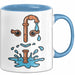 Klempner Tasse Geschenkidee Rohr Experte Lustiger Spruch Geschenkidee Lustig Blau Trendation