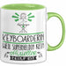 Keyboarderin Geschenk Tasse Lustiger Spruch Keyboarderin Weil Superheldin Kein Offizieller Beruf Ist Geschenkidee Grün Trendation