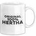 Hertha Tasse Original 100% Hertha Geschenk Weiß Trendation