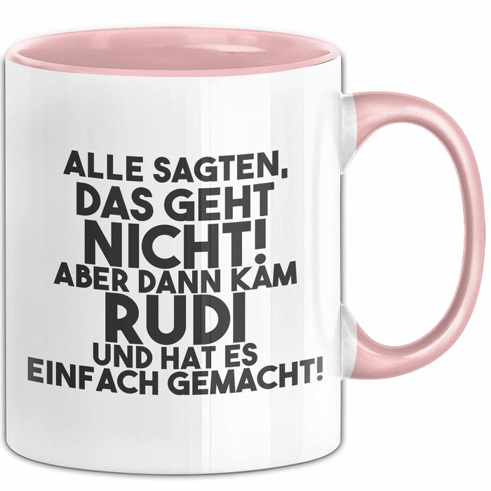 Rudi Tasse Alle Sagten Das Geht Nicht, Aber Dann Kam Rudi Geschenk
