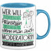 Moderatorin Tasse Geschenk Spruch Wer Will Schon Prinzessin Sein Wenn Man Auch Moderatorin Sein Kann Blau Trendation