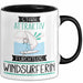 Windsurferin Tasse Geschenk Becher Stark Attraktiv Furchtlos Windsurferin Lustige Geschenkidee Trendation