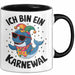 Kölner Karneval Tasse Geschenk Ich bin Karneval Fan Trendation
