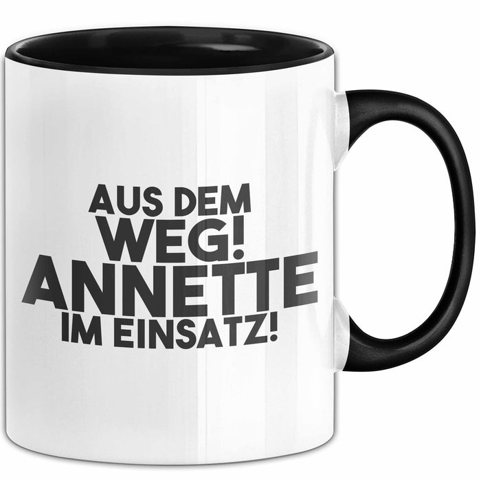 Annette Tasse Aus Dem Weg! Annette Im Einsatz! Geschenk