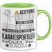 Karatesportler Geschenk Tasse Lustiger Spruch Erheben Sie Sich Der Karatesportler Betritt den Raum Grün Trendation