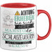Schlagzeugerin Tasse Geschenk Lustiger Spruch Bitte Erheben Sie Sich Seine Majestät Die Schlagzeugerin Betritt Den Raum Rot Trendation