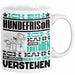 Hundefrisör Geschenk Kaffee-Tasse Geschenkidee für Hundefrisör Ich Bin Hundefrisör Ich Kann Es Dir Erklären Jedoch Nicht Für Dich Verstehen Spruch Lustig Weiß Trendation