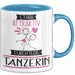 Tänzerin Tasse Geschenk Becher Stark Attraktiv Furchtlos Tänzerin Lustige Geschenkidee Blau Trendation