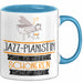 Jazz-Pianistin Weil Es Keinen Schöneren Beruf Gibt Tasse Geschenk für Eine Jazz-Pianistin Lustig Blau Trendation