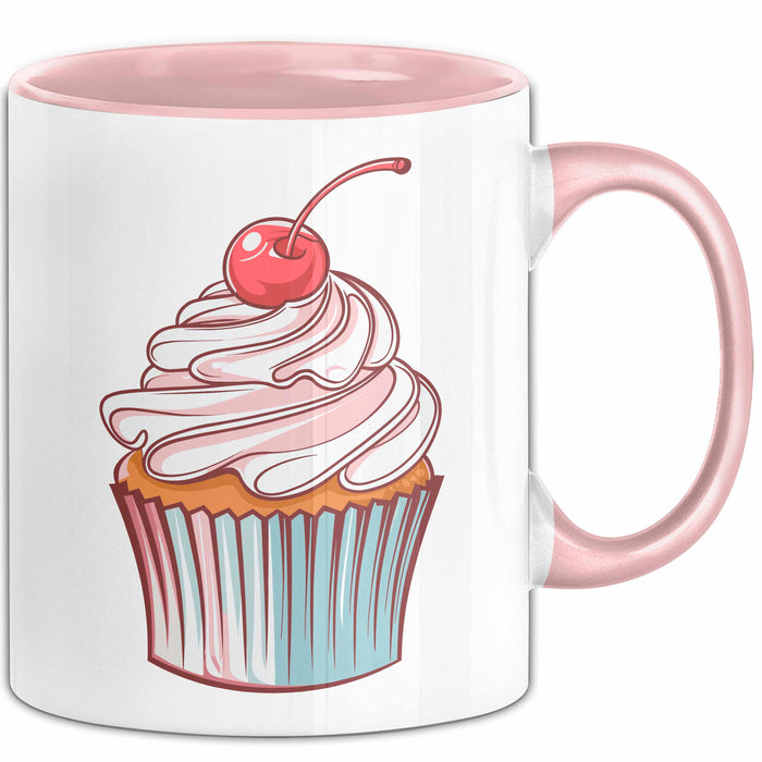 Bäcker Tasse Geschenkidee für Konditor und Dessertmacher Rosa Trendation
