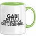 Gabi Tasse Gabi – Die Frau. Der Mythos. Die Legende. Geschenk Grün Trendation