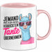 Tante Patentante Nichte Neffe Sarkasmus Tasse Becher Geschenk Lustige Geschenkidee Spruch Den Job Der Verrückten Tante Rosa Trendation