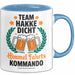 Sarkasmus Sarkastisch Tasse Geschenk Lustige Geschenkidee Spruch Team Hackedicht Himmelfahrtskommando Blau Trendation