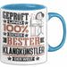 Klangkünstler Geschenk Lustiger Spruch für Klangkünstler Geschenkidee Bester Klangkünstler Der Welt Blau Trendation