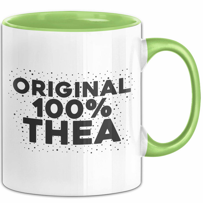 Thea Tasse Original 100% Thea Geschenk Grün Trendation