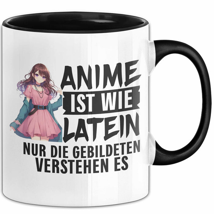Anime-Liebhaber Tasse Geschenk Anime Ist Wie Latein Nur Die Gebildeten Verstehen Es Trendation