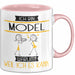 Model Tasse Geschenk Ich Bin Model Warum Weil Ich Es Kann Geschenkidee Geburtstag Rosa Trendation
