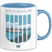 Schweden Skandinavien Schwedisch Tasse Geschenk Lustige Geschenkidee Spruch Blau Trendation