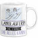 Langläuferin Geschenk Tasse Becher Die Frau Die Allen Kann Geschenkidee für eine Langläuferin Lustig Weiß Trendation