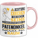Patenonkel Geschenk Tasse Lustiger Spruch Erheben Sie Sich Der Patenonkel Betritt den Raum Rosa Trendation
