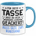 Rentner Pensionär Sarkasmus Tasse Geschenk Lustige Geschenkidee Spruch Alles Gute Zum Ruhestand Blau Trendation