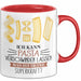 Nudel-Liebhaber Tasse Geschenk Ich Kann Pasta Verschwinden Lassen Was Ist Deine Superkraft Becher Geschenkidee Nudel Kaffee-Becher Rot Trendation