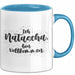 Natascha Tasse Ich Natascha, Bin Vollkommen Geschenk Blau Trendation