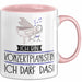 Geschenk für Konzertpianistin Tasse Lustige Geschenkidee Geburtstag Ich Bin Konzertpianistin Ich Darf Das Rosa Trendation