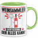 Weinsammler Tasse Geschenk für Weinsammler Der Mann Der Alles Kann Geschenkidee zum Geburtstag Grün Trendation