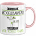 Modellbahnfan Tasse Geschenk Ich Bin Modellbahnfan Warum Weil Ich Es Kann Geschenkidee Geburtstag Rosa Trendation