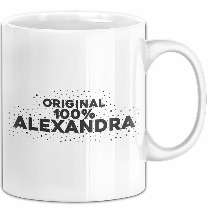 Alexandra Tasse Original 100% Alexandra Geschenk Weiß Trendation