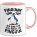 Sarkastischer Pinguin Tasse Geschenk Lustige Geschenkidee Spruch Pinguine Sind Süß Ich Bin Süß Also Bin Ich Ein Pinguin Rosa Trendation