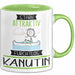 Kanutin Tasse Geschenk Becher Stark Attraktiv Furchtlos Kanutin Lustige Geschenkidee Grün Trendation