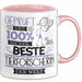 Beste Tierforscherin Der Welt Tasse Geschenk für Eine Tierforscherin Geprüft Und Sicher Geschenkidee Geburtstag Weihnachten Rosa Trendation