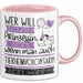 Tierheimvolontärin Tasse Geschenk Spruch Wer Will Schon Prinzessin Sein Wenn Man Auch Tierheimvolontärin Sein Kann Rosa Trendation
