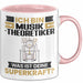 Musiktheoretiker Tasse Geschenk für Musiktheoretiker Geburtstag Lustiger Spruch Kaffee-Becher Was Ist Deine Superkraft Rosa Trendation