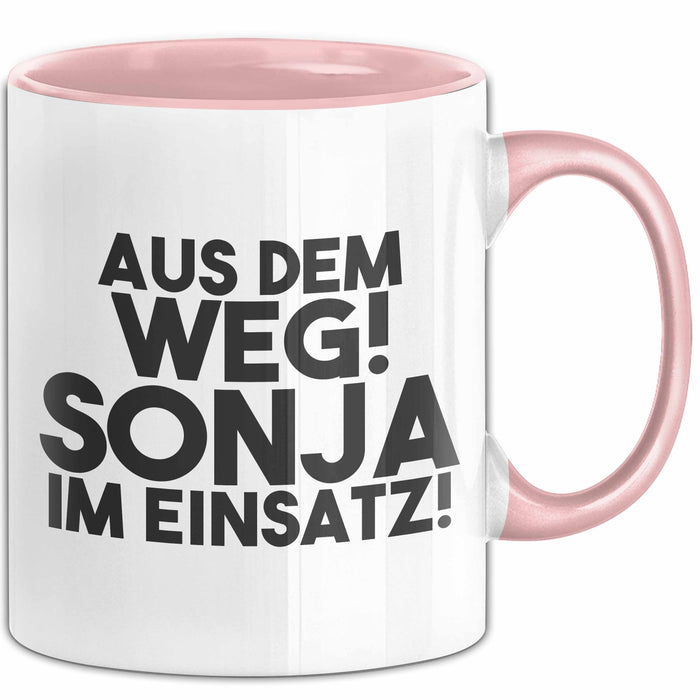 Sonja Tasse Aus Dem Weg! Sonja Im Einsatz! Geschenk