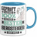 Bergsteiger Geschenk Lustiger Spruch für Bergsteiger Geschenkidee Bester Bergsteiger Der Welt Blau Trendation