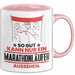 Marathonläufer Geschenk Tasse So Gut Kann Nur Ein Marathonläufer Aussehen Geschenkidee Kaffee-Becher Rosa Trendation