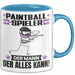 Paintballspieler Tasse Geschenk für Paintballspieler Der Mann Der Alles Kann Geschenkidee zum Geburtstag Blau Trendation