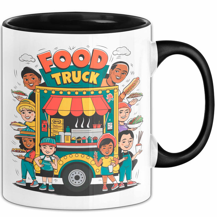 Strassen Food Liebhaber Tasse Geschenkidee für Foodtruck Fan Trendation